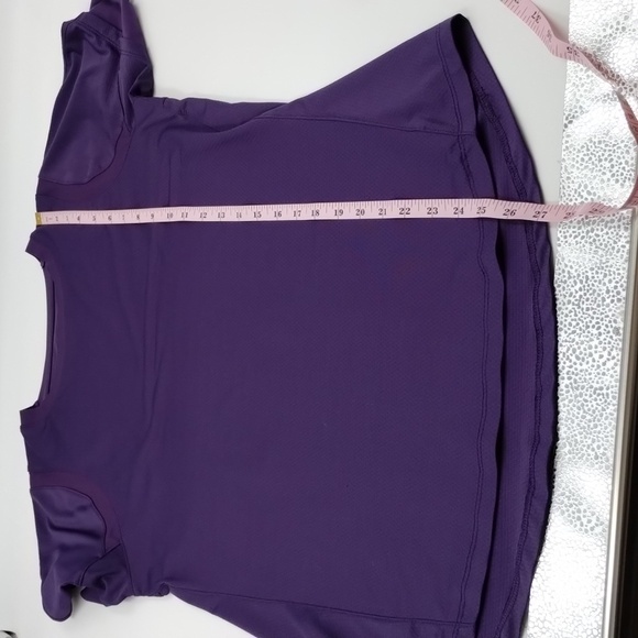 Avia dark purple athletic top size small 4/6 short sleeve - Picture 6 of 8